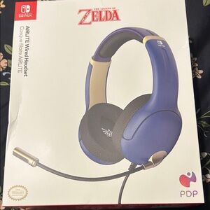 PDP The Legend of Zelda Airlite Wired Headset - Blue